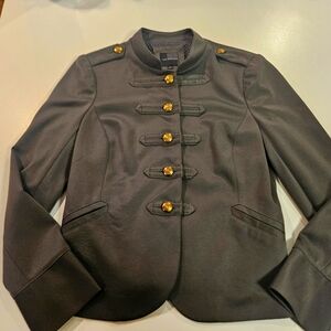 Women's The Limited" Size L NWOT Military Jacket Fully lined Gold Buttons